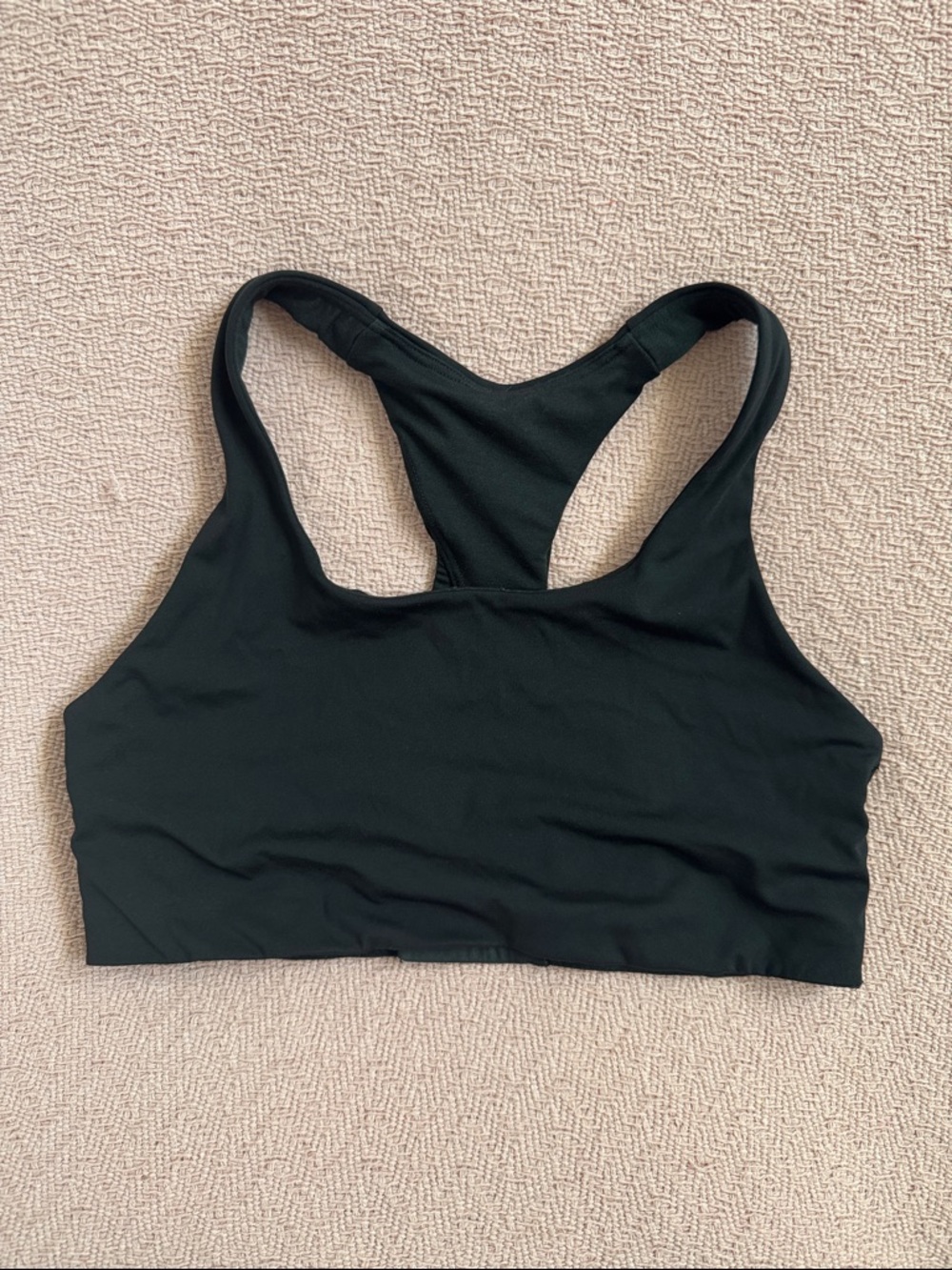lululemon athletica Black Racerback Sports Bra